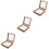 3 sets durable wood insect display case for home specimen showcase 6
