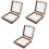 3 sets durable wood insect display case for home specimen showcase 4