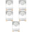 5pcs Beekeeping Feeder Light Wood Base Water Feeder for Beehive 9