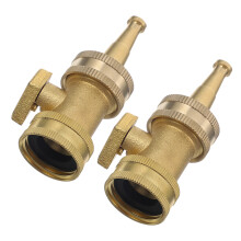 8Pcs Versatile Copper Garden Hose Jet Nozzle for Outdoor Cleaning