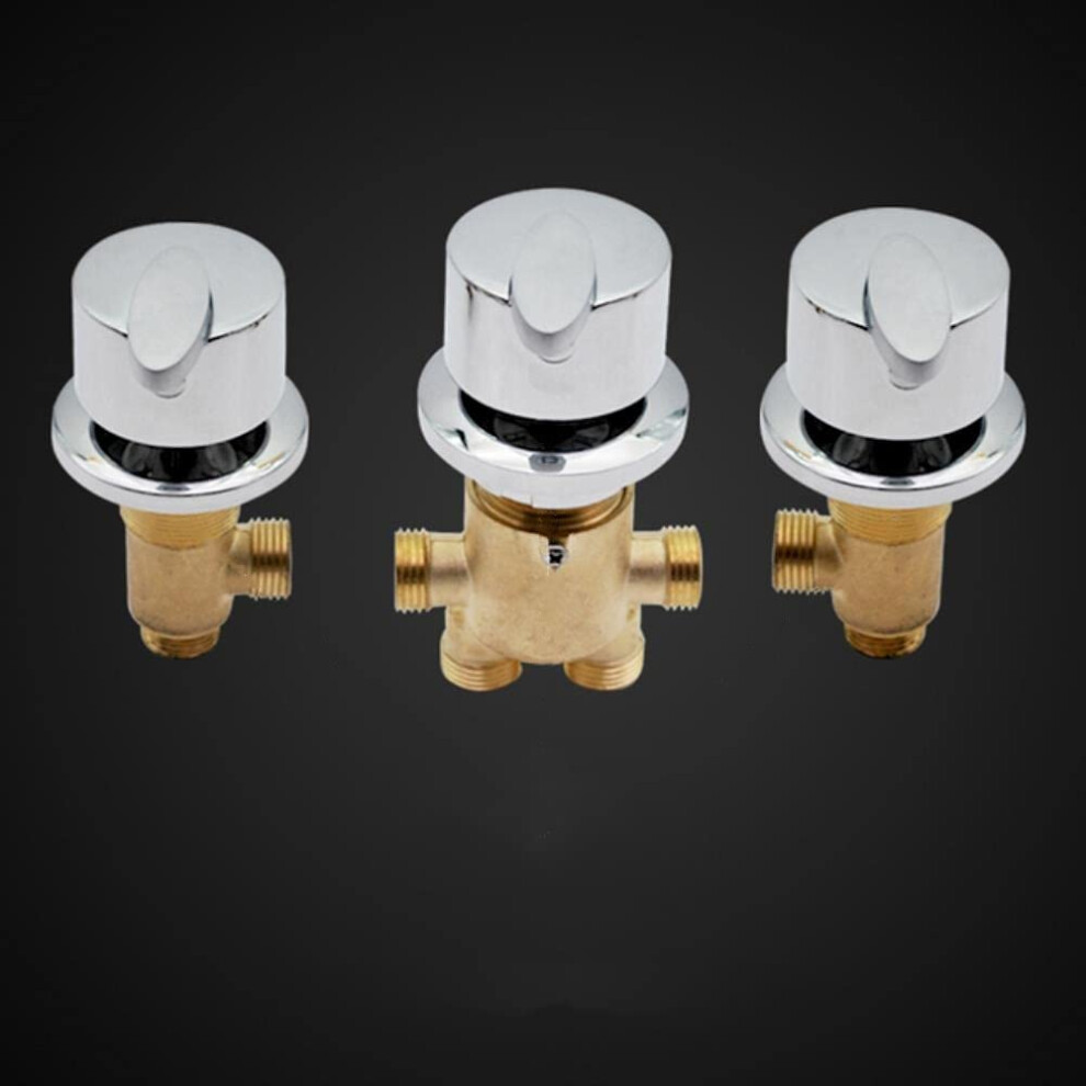 Brass Split Or Way Diverter Waterfall Bathtub Tap Deck Mounted With Cold Hot Water Mixer For Hand Shower Af-110-2Gn-3T 9016109201058