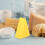 4Pcs Simulation Cheese Model Fake Decor For Photography Props 7