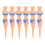 6 stücke PE Kunststoff Golf Tees Schönheit Bikini 6