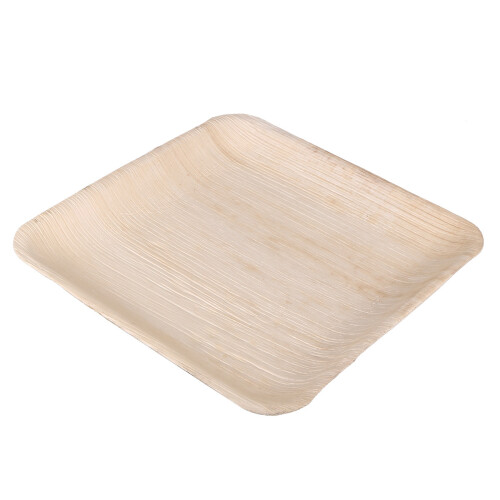 5Pcs Biodegradable Wooden 10Inch Square 2