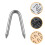 Fencing Nails U-Shaped Iron 100pcs 5