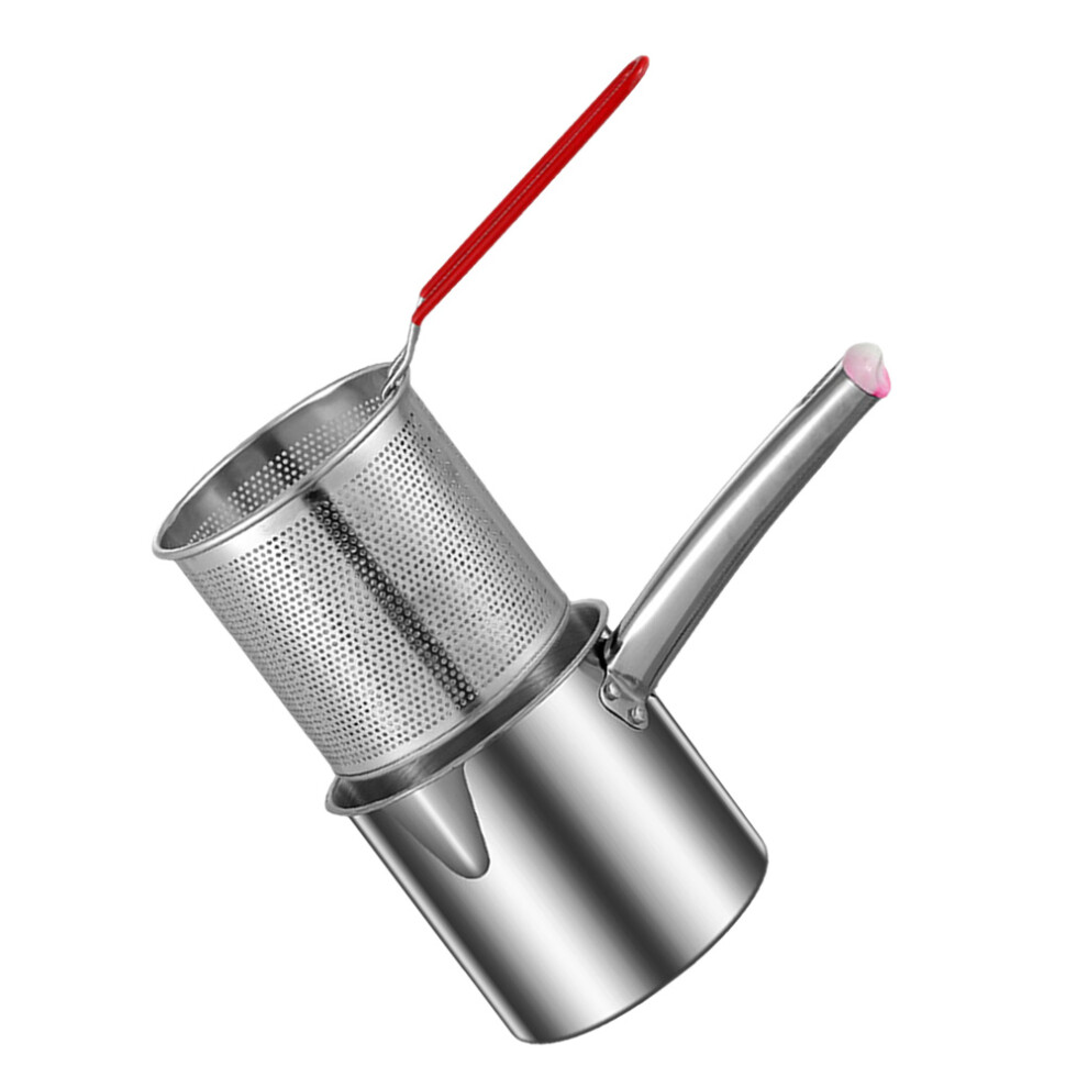 Deep Fryer Pot Set Stainless Steel For Home Cooking 1 Set-image-OPC-PKVKZ26-NEW