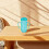 Back To School Water Bottle Sippy Cups Sky-Blue Plastic 2set 4
