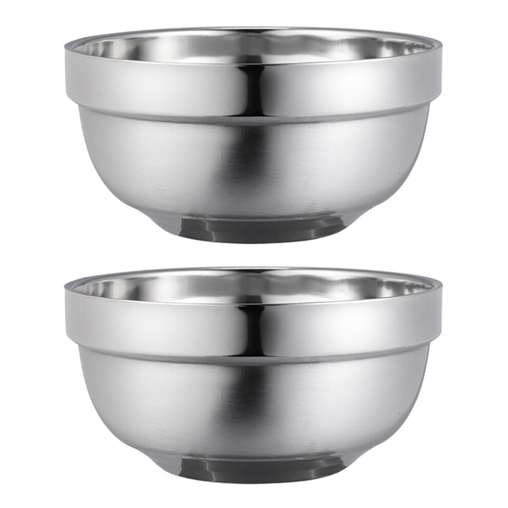 2 Pcs Stainless Steel Double-Layer Anti-Scald Salad Bowl-image-OPC-PKVM229-NEW