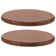 2pcs round solid wood stool seat covers for barstool replacement