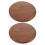 2pcs round solid wood stool seat covers for barstool replacement 9