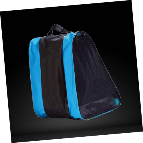 Figure's Essential Mesh Net Skating Bag 3-Pocket, Adjustable Straps For Roller Skating And Scooter Storage 2