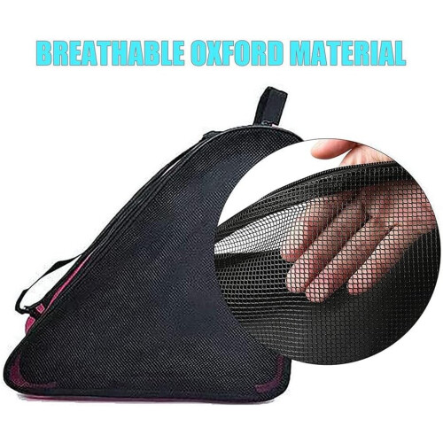 Ice Inline And Roller Skate Bags For Inline And Roller Skates Three-Layer Capacity Pockets Breathable Skating Bag 1