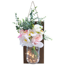 1St Chic Hängende Glasflasche Wandlampe Dekorative Blumenleuchte