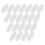 Small Craft Mirrors Acrylic Frameless Silver 100pcs 1