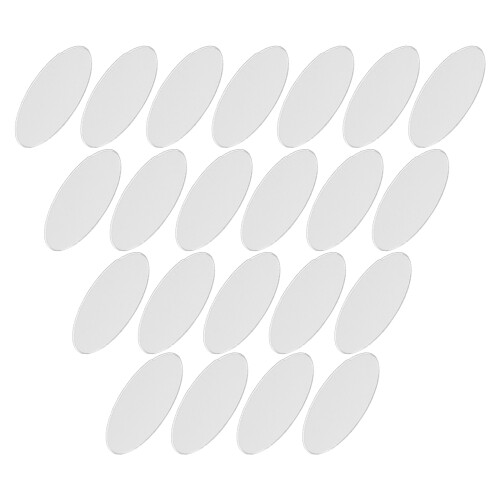 Small Craft Mirrors Acrylic Frameless Silver 100pcs