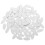 Small Craft Mirrors Acrylic Frameless Silver 100pcs 11