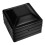 4 Sets Post Caps Cover For Yard 3.73x3.73x1.18in Black Plastic 11