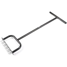 Grass Stopper Carbon Steel With Soil Ventilator And Multi-Point Lawn Aerator Manual Grass Detachment Assembly For Small Yards