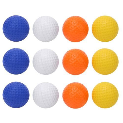 12 stücke PU Kinder Kinder Golf Bälle Bunte 2