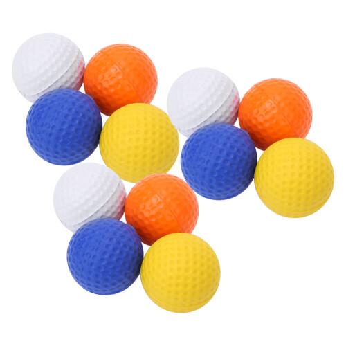 12 stücke PU Kinder Kinder Golf Bälle Bunte 1