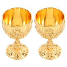 2Stk Chalice Metall Weinbecher Mittelalter Party