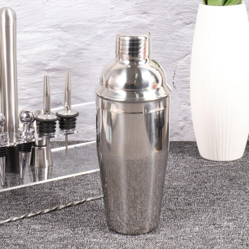 12 Cocktailshaker Set Mit Mischlöffel Eiszange Acrylbasis 1