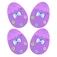 8 Eiförmige Besteckhalter Für Ostern Und Tischzubehör