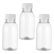 3St Leere Saftflaschen 100Ml Verschließbar Für Smoothie Milch