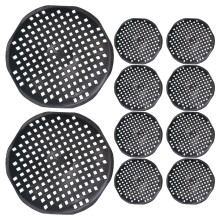 10St Blumtopf Mit Mesh Pad Für Bonsai Drainage Schalenform