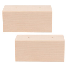 2Stk Dekoböden Dekotisch Holzdeko Nägel Holzfarben