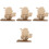 4 Sets Holz Adventskalender Selbermachen Weihnachtsgeschenk 9