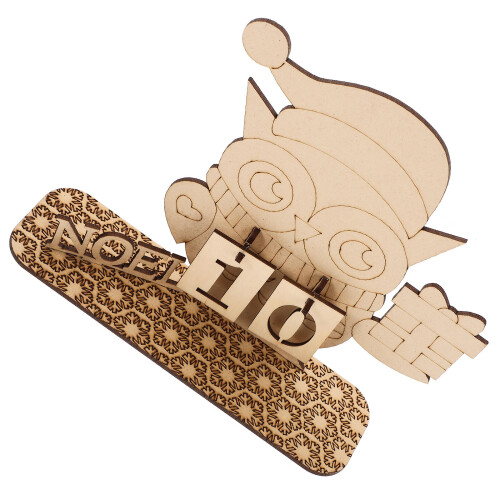 4 Sets Holz Adventskalender Selbermachen Weihnachtsgeschenk 1