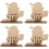 4 Sets Holz Adventskalender Selbermachen Weihnachtsgeschenk 7