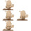 4 Sets Holz Adventskalender Selbermachen Weihnachtsgeschenk 5