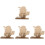 4 Sets Holz Adventskalender Selbermachen Weihnachtsgeschenk 10