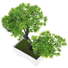 2Stk Künstlicher -Bonsai Für Indoor Tischdekoration