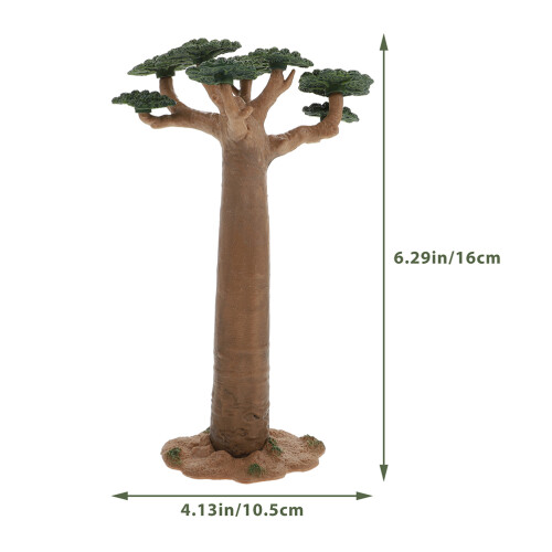 4 Mini Baummodelle Realistisches Pflanzenmodell 1