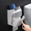 Wall Mounted Roll Paper Holder Waterproof Light Grey 9