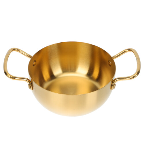 Golden Soup Pot 1pc 9.4x6.3in