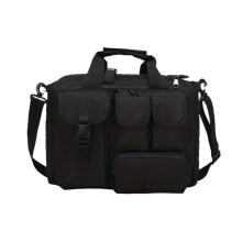 Briefcase For Men 14.1-15.6 Inch Laptop Messenger Bag Black Multifunctional Computer Case