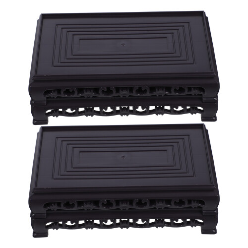 8 Pcs Plastic Plant Stand Riser Display Shelf for Crafts Vases