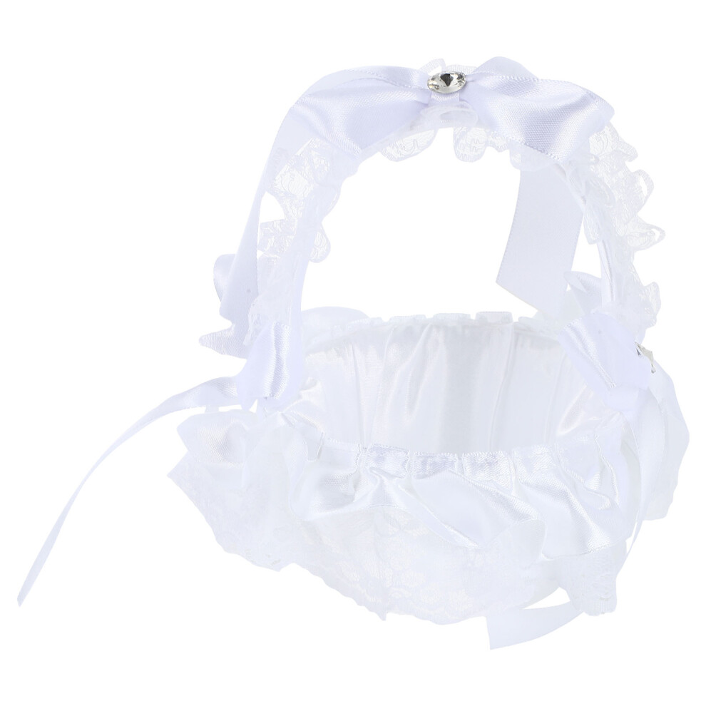 2 Pcs Wedding Lace Flower Basket Party-image-OPC-PKVMFYC-NEW