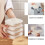 2Pcs Portable Rice Storage Box Microwave Safe Lunch Container 9