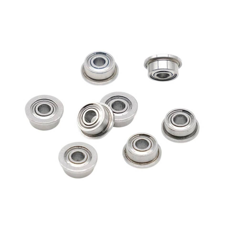 Mf52zz Flange Bearing 2X5x2.5 Mm Abec-7, Miniature Ball Bearing, Double Shielded, 10 Pieces 9393856104086