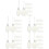 180 Pcs Clear Flat Christmas Ball Ornaments Tree Baubles 8