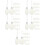 180 Pcs Clear Flat Christmas Ball Ornaments Tree Baubles 9