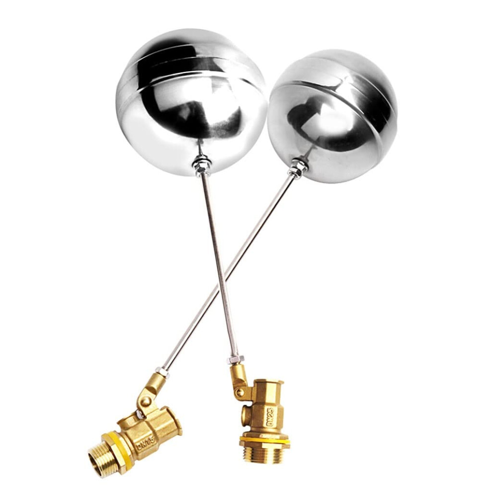 Float Valve 1 Piece Stainless Steel Stem 1/2 In 3/4 In 1 In, Flow Control For Cisterns And Expansion Tanks Dn15 9016109202468