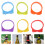 6Pcs Silicone Charms Glass Markers Shaped Labels 3