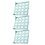 3Pcs Plastic T-Shirt Board Clothes Folder for Home Laundry Light Green 1