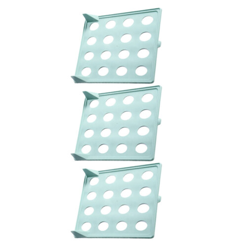 3Pcs Plastic T-Shirt Board Clothes Folder for Home Laundry Light Green
